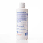 Back label of a 240ml bottle of concentrated mineral drops food supplement with nutrition facts.